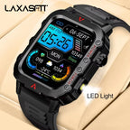 New Men'S Smart Watch LED Flashlight Outdoor Sports Smart Watch Wristwatch Health Monitoring Smart Watch