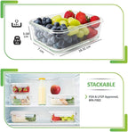 [5-Pack] Food Prep & Storage Glass Containers with Lids - Airtight Glass Meal Prep Containers Reusable (880 Millilitres - 1 Compartment)