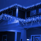 CHRISTMAS LED WHITE SNOWING ICICLE BRIGHT PARTY WEDDING XMAS OUTDOOR LIGHTS